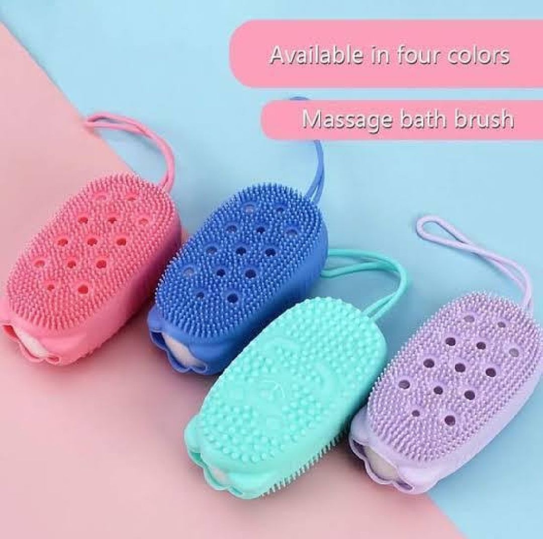 Silicone Bath Brush – Soft Body Scrubber for Gentle & Deep Cleansing